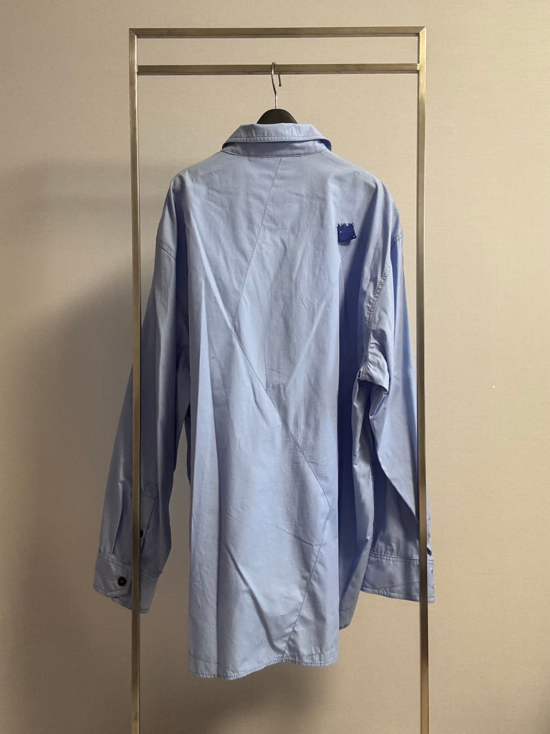 자라 아더에러 셔츠 L (블루) 상품이미지3