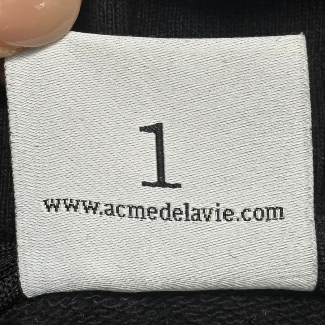 ACME DE LA VIE 후드티 블랙 1 상품이미지6