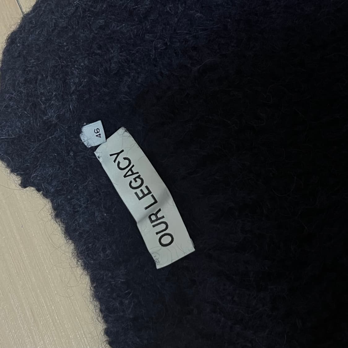 아워레가시 니들 드롭 퍼지 모하카 니트 상품이미지4