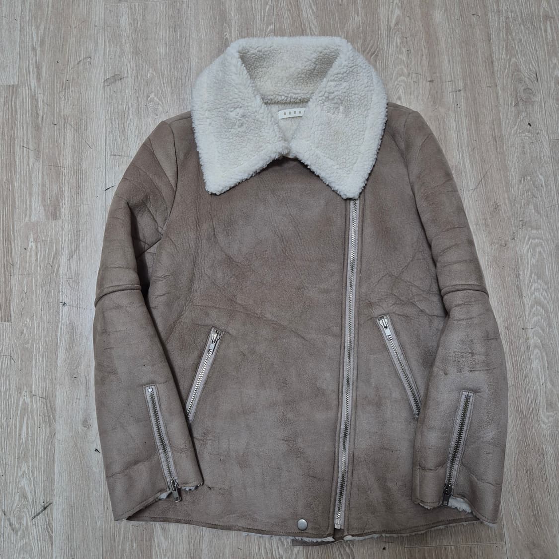 BRUNI 브루니 양털 스웨이드 무스탕 자켓  상품이미지1