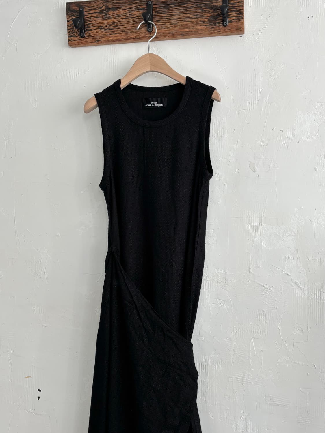 CDG 꼼데가르송 블랙 민소매 롱 원피스 상품이미지3