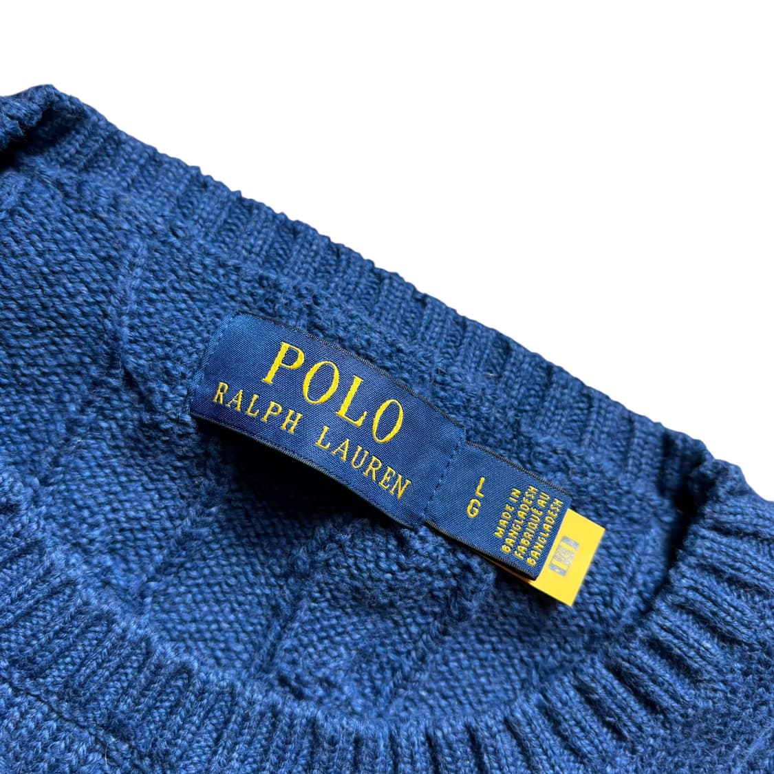 폴로 꽈배기 니트 상품이미지3