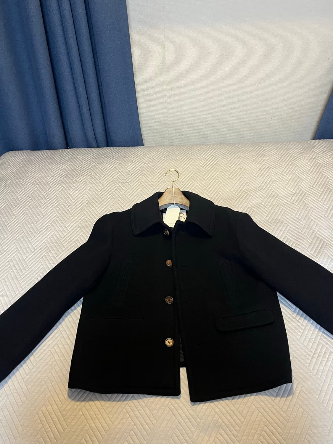 VDR VIRGIN WOOL 숏코트 [Black Night] 새상품 상품이미지4