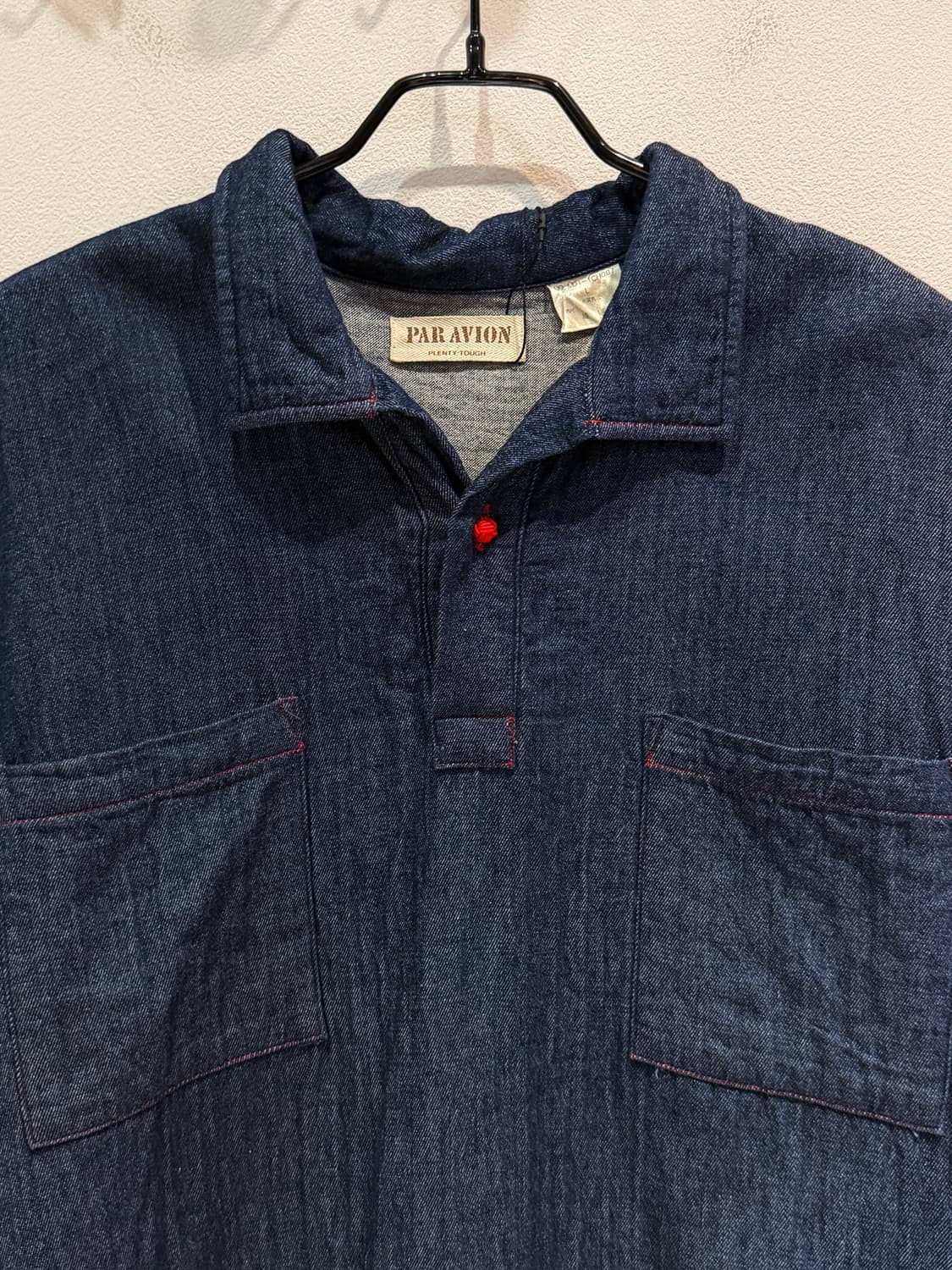 Par Avion Vintage Denim Pullover Shirt 상품이미지3