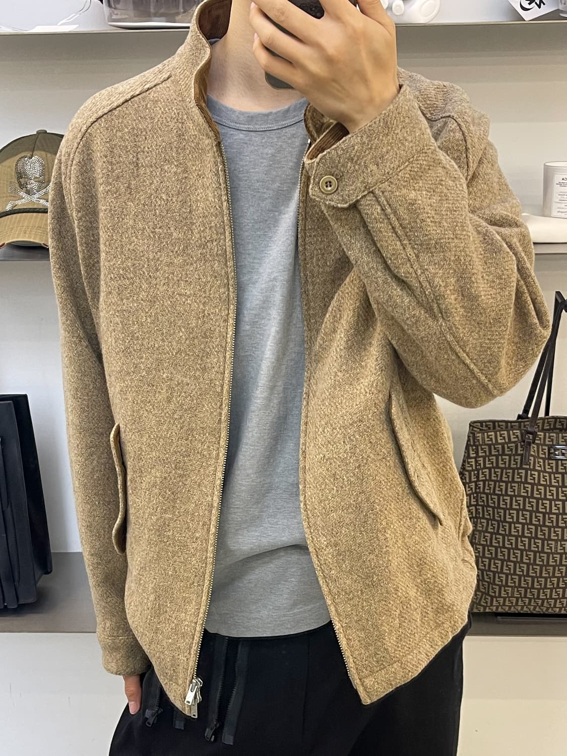 포터리 울 헤링턴 자켓 상품이미지2