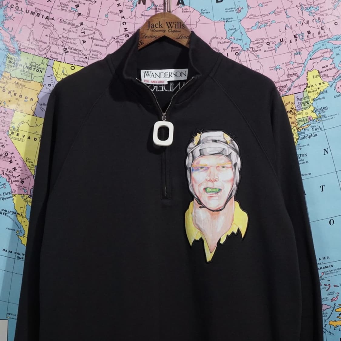 JW앤더슨 럭비 하프집업 스웻셔츠 상품이미지3