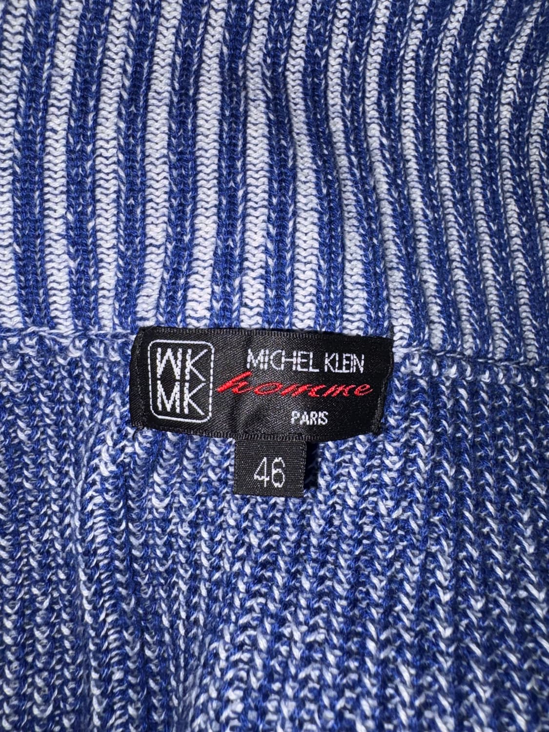 미쉘클랑 하이넥 립 니트 가디건 상품이미지3