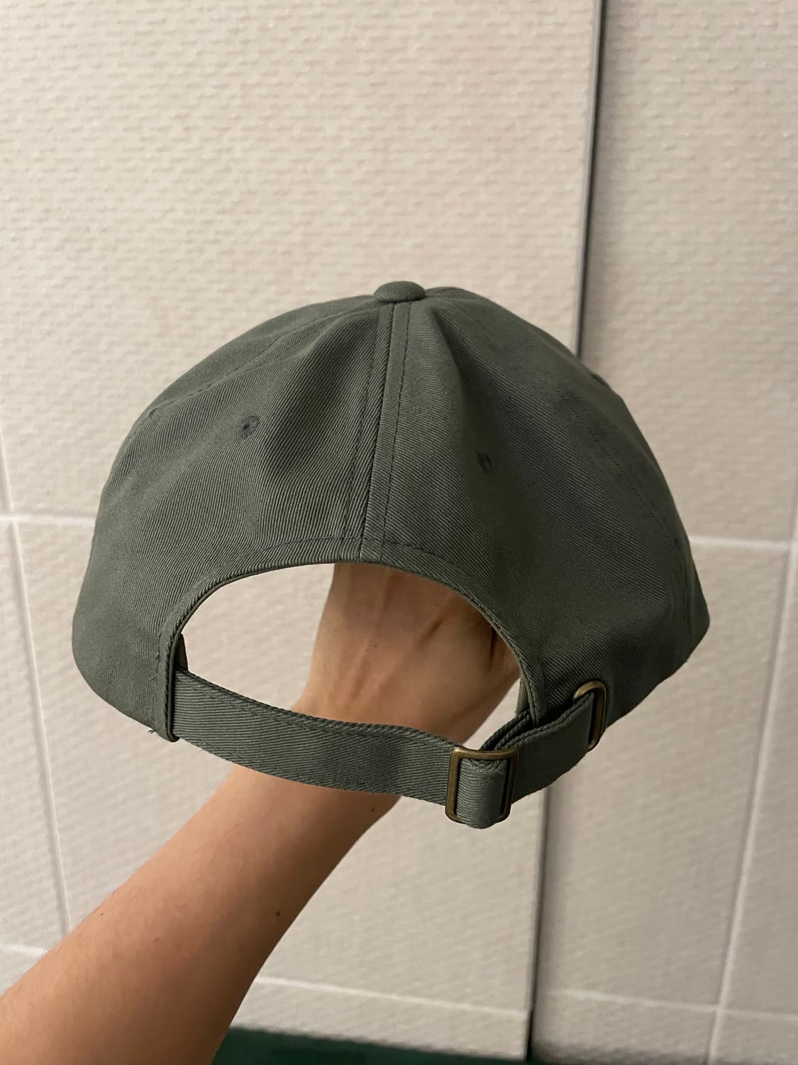 스투시 에잇볼 볼캡 카키 상품이미지2