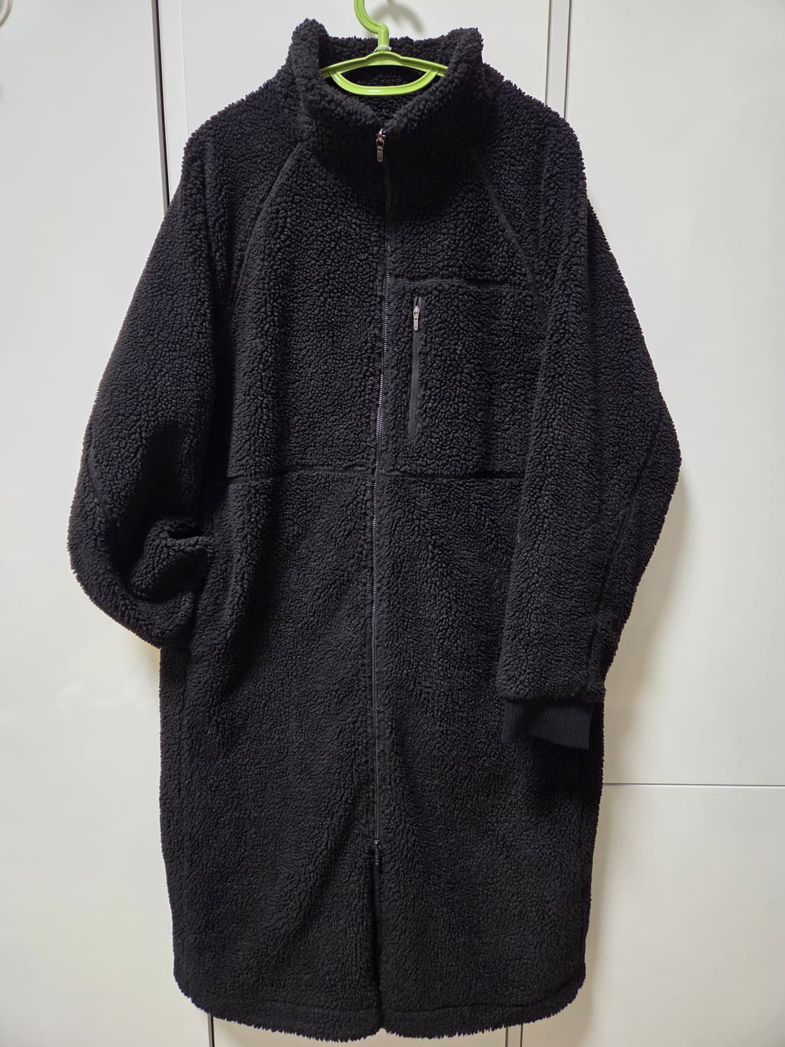 안다르 서스테이너블 쉐르파 롱 코트 상품이미지1