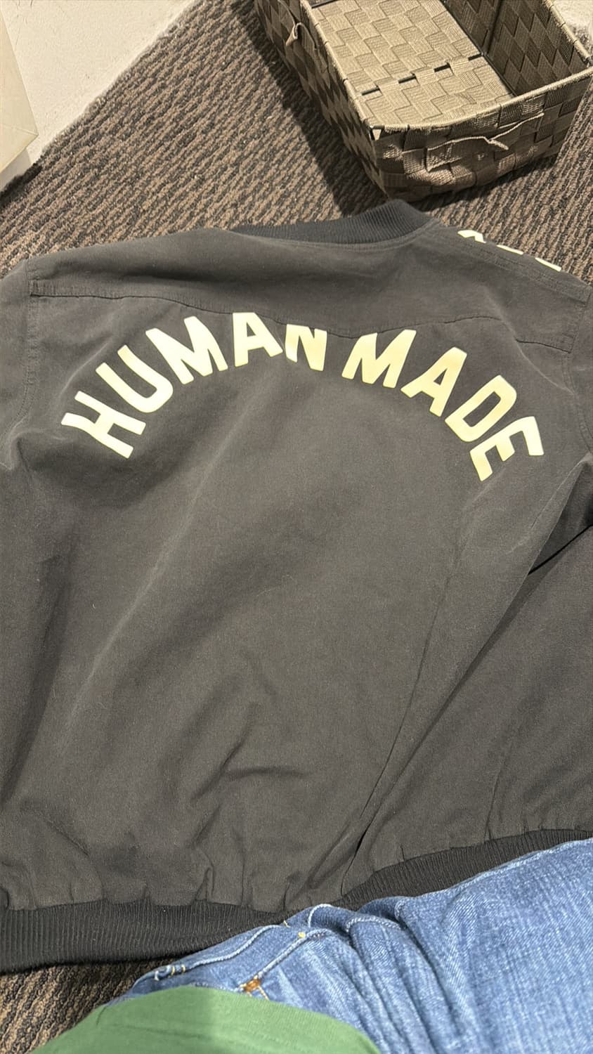 휴먼메이드 봄버 자켓 블랙 L사이즈 상품이미지4