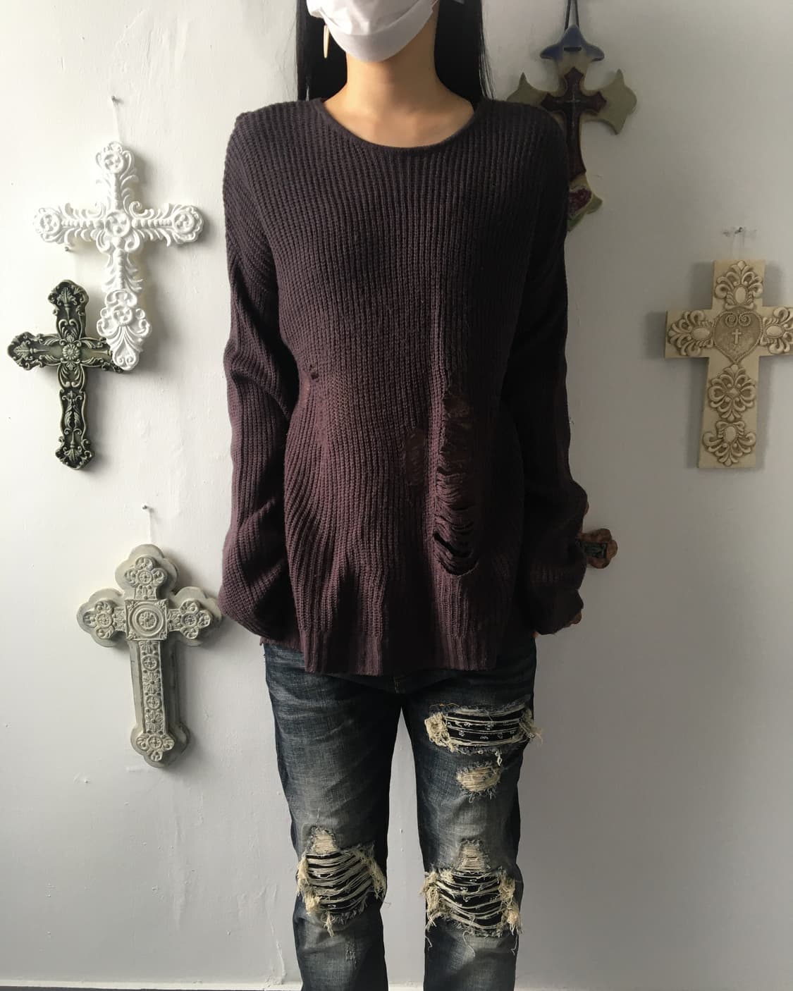 Damage knit 상품이미지6