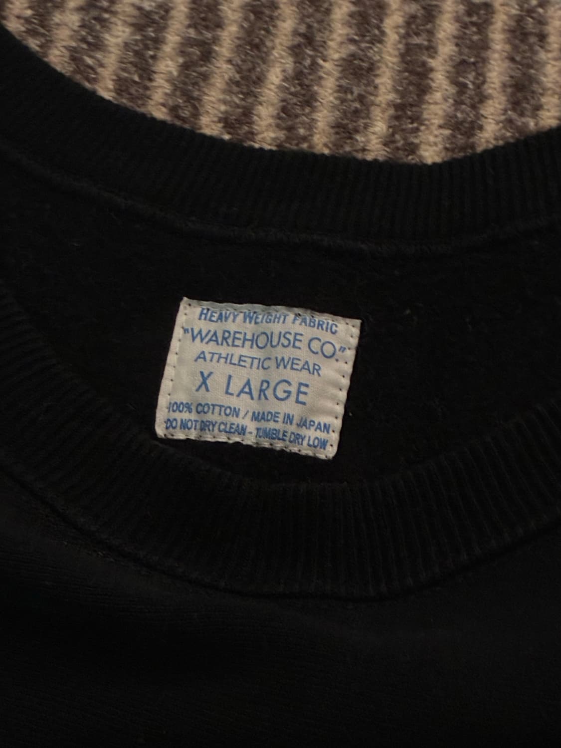 웨어하우스 LOT 483 ASHLAND Black 스웻 맨투맨 상품이미지2