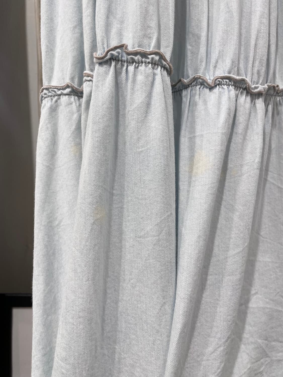 Washed Gradient Tiered Skirt 상품이미지8