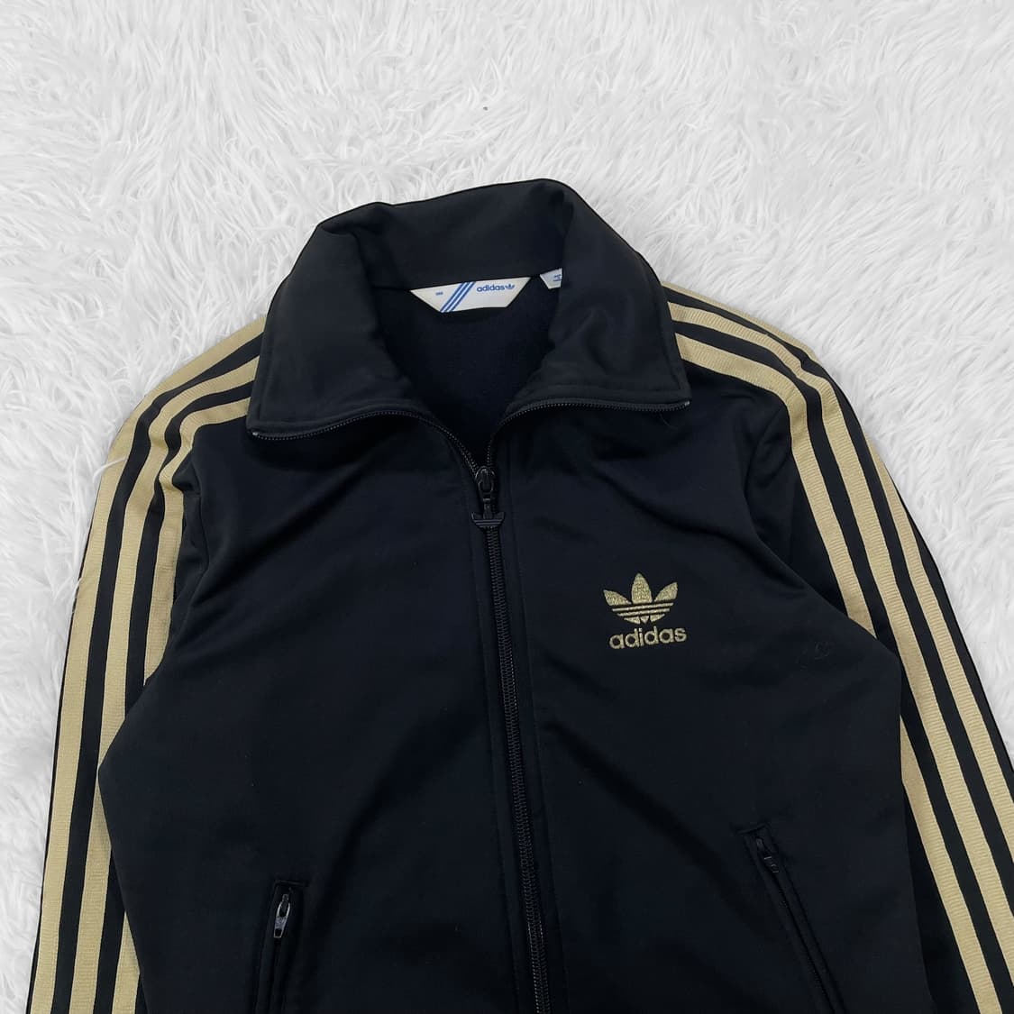 아디다스 파이어버드 트랙탑 져지 블랙 골드 상품이미지4