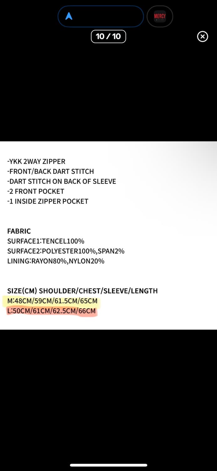 이그노타 코어10 카빙자켓 블랙 상품이미지9