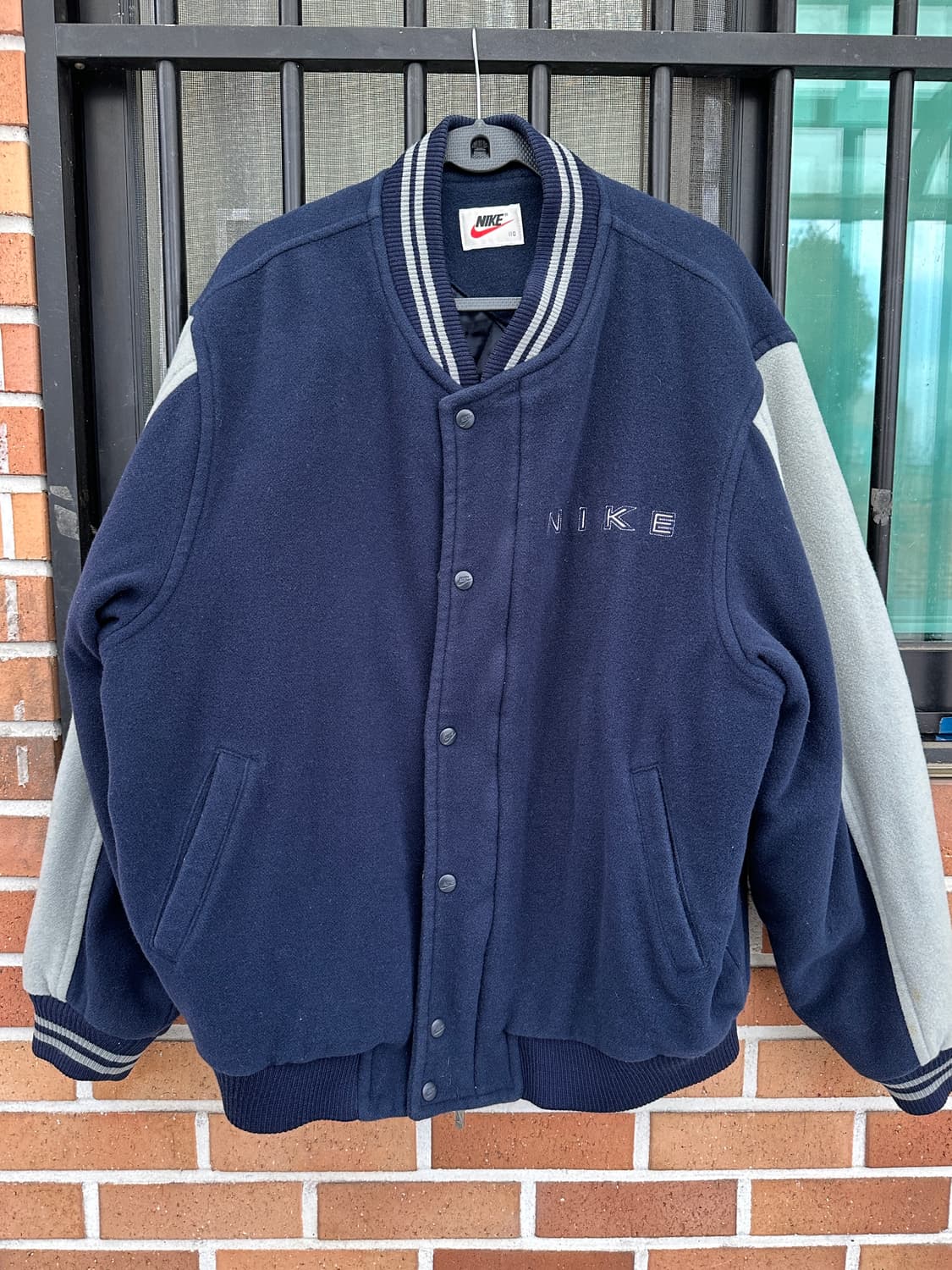 (XXL)90s 나이키 울 바시티 자켓 상품이미지3