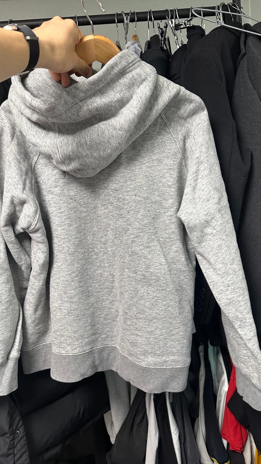 니들워크 RTCW 회색 후드티 사이즈 38 상품이미지3