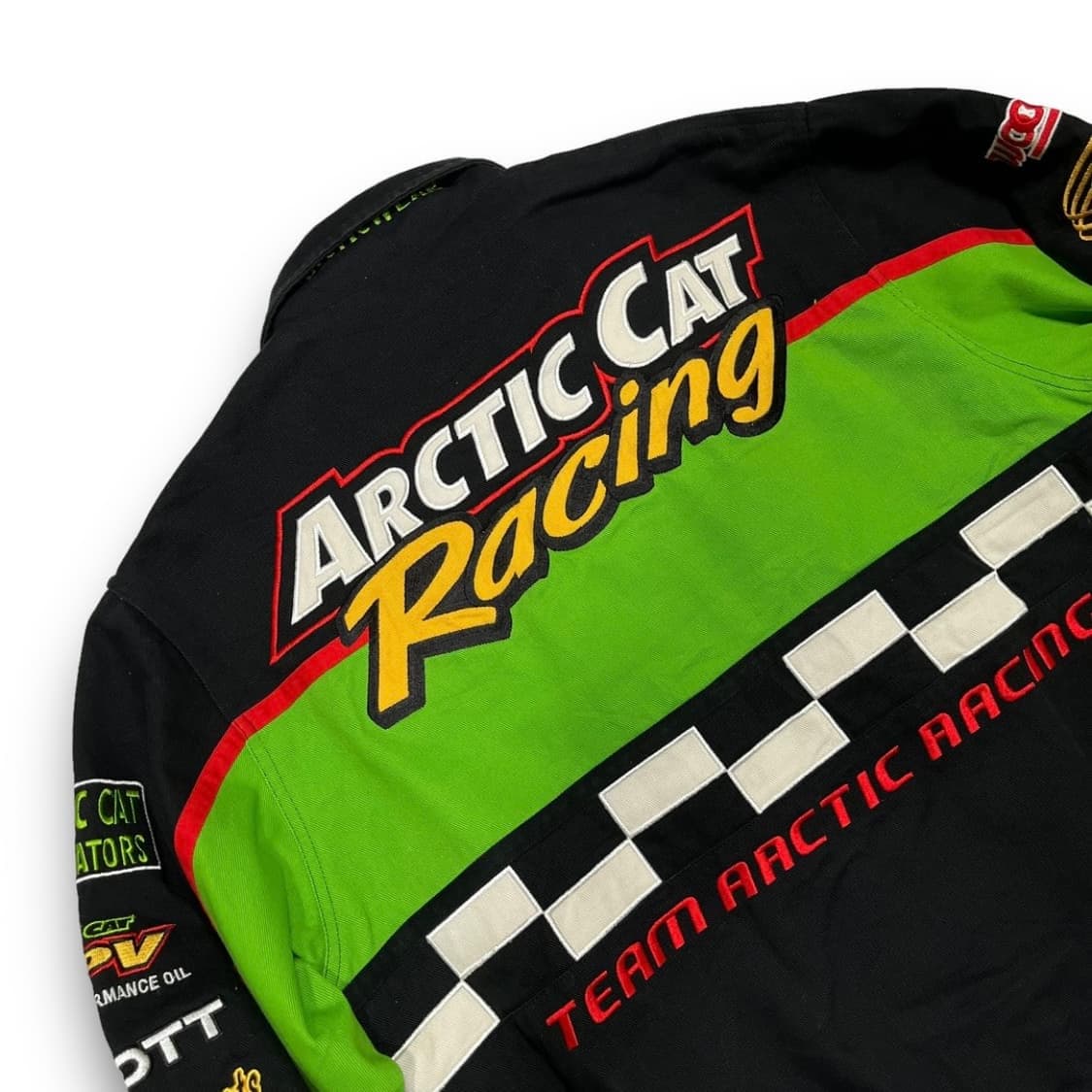 Arctic cat 시그니처 로고 빈티지 레이싱 자켓 상품이미지4