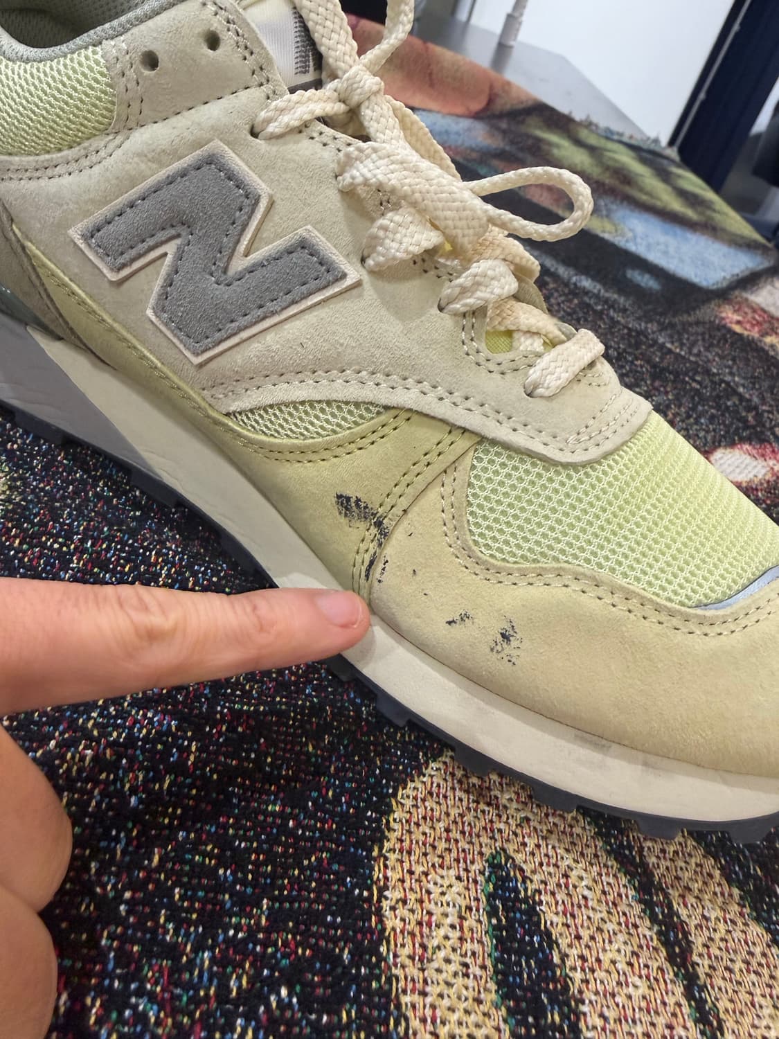 뉴발란스 x 오라리 475 알로에 워시 비치넛 285 상품이미지4