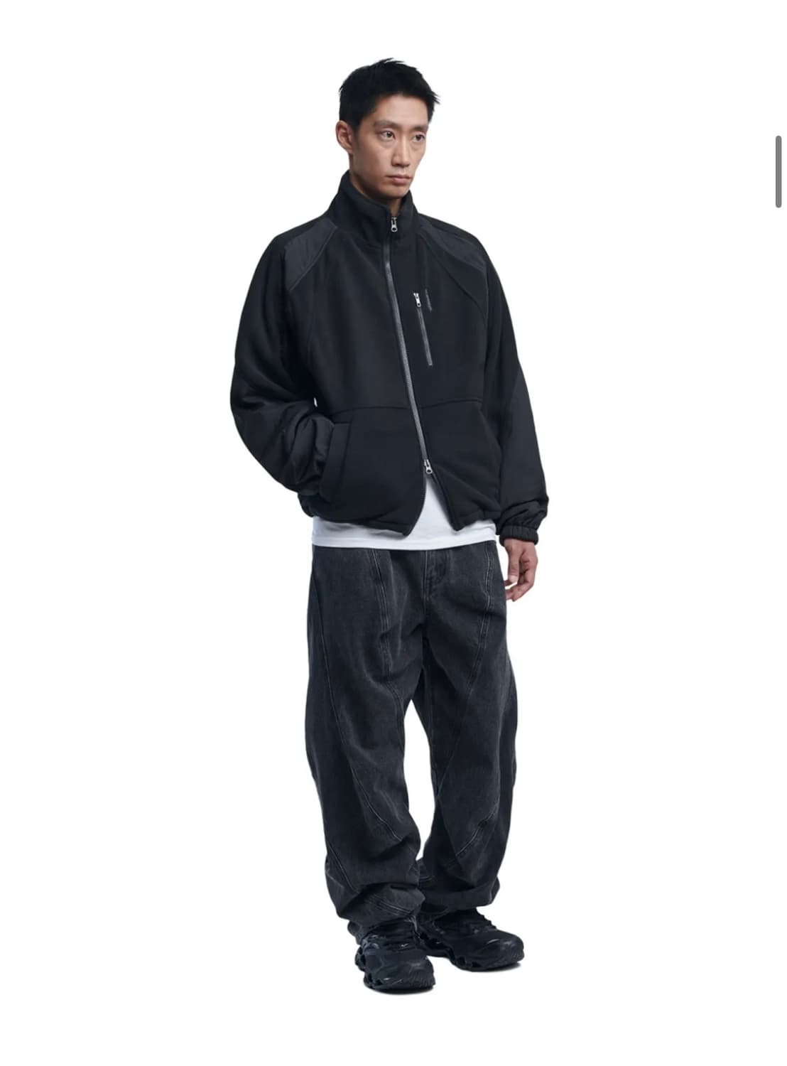 노매뉴얼 플리스 후리스 - 블랙 XL 상품이미지3