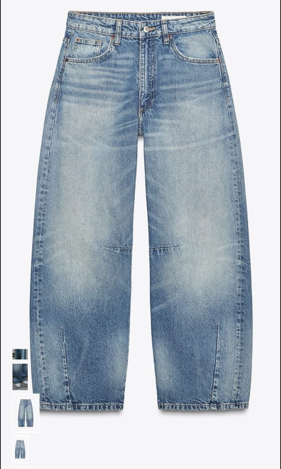 자라 TRF 배기벌룬 미디엄 스타일 팬츠 상품이미지1