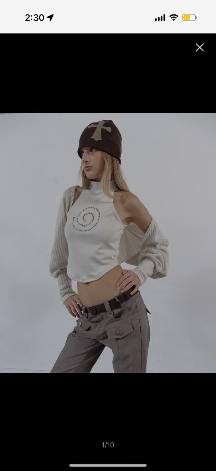 셋업이엑스이 BRUSHED BOLERO SET / IVORY 상품이미지1