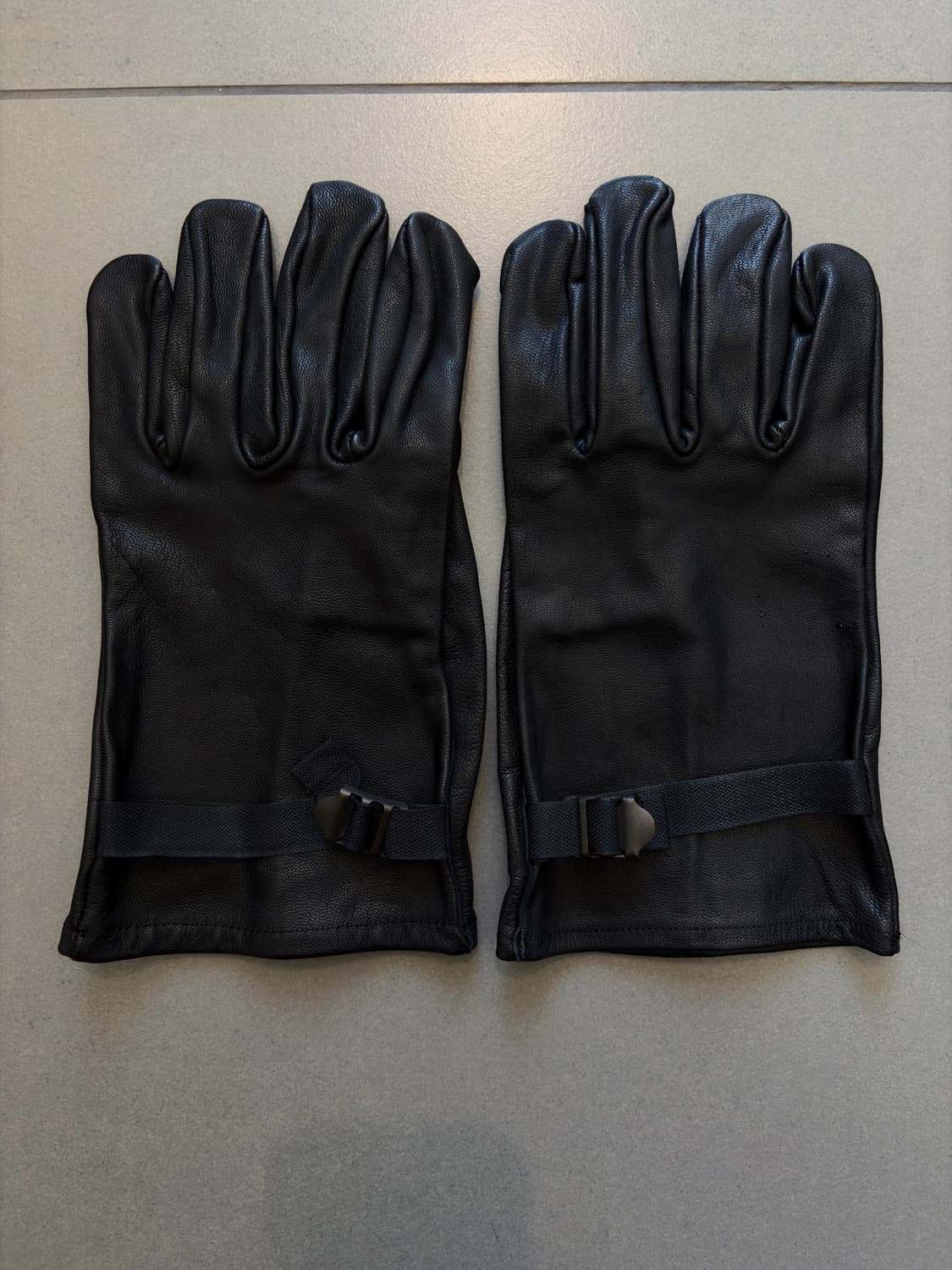 80s 벨기에 군 가죽 장갑  상품이미지1