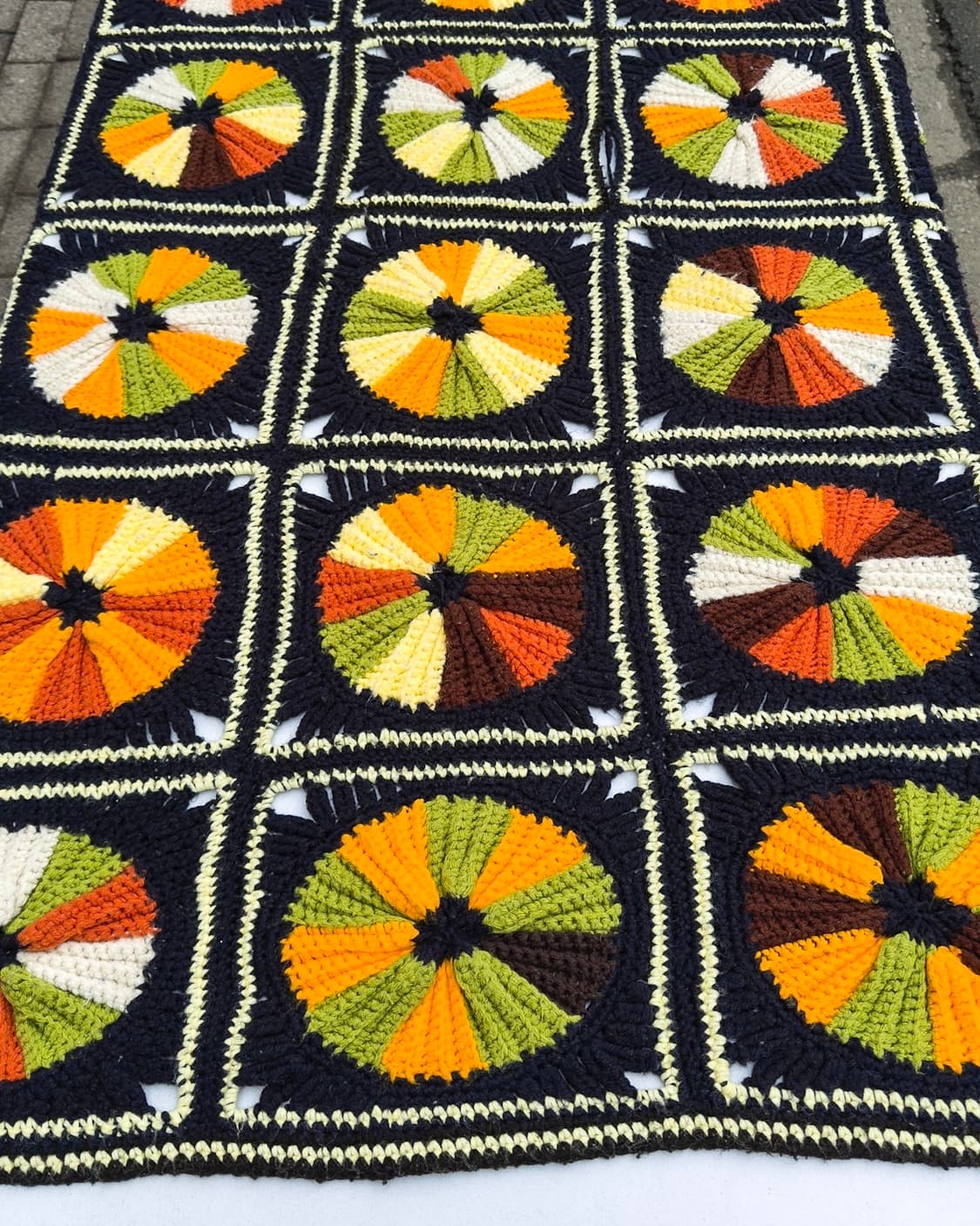 빈티지 소품 USA 크로셰 블랭킷 상품이미지1