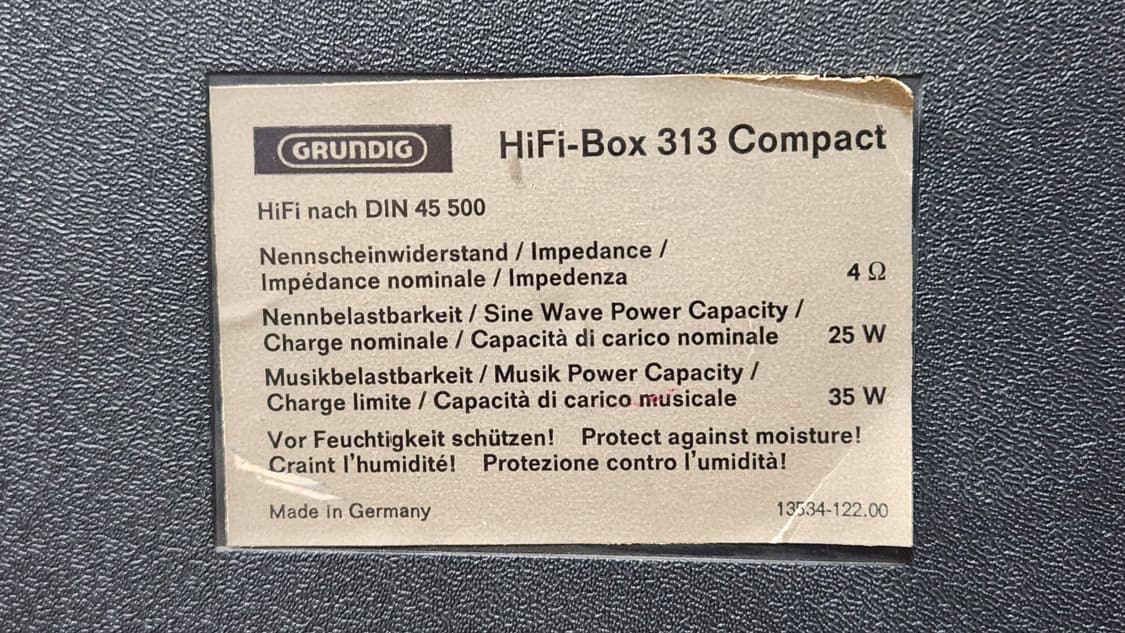 그룬딕 RTV700 리시버 + Box 313 스피커 상품이미지9