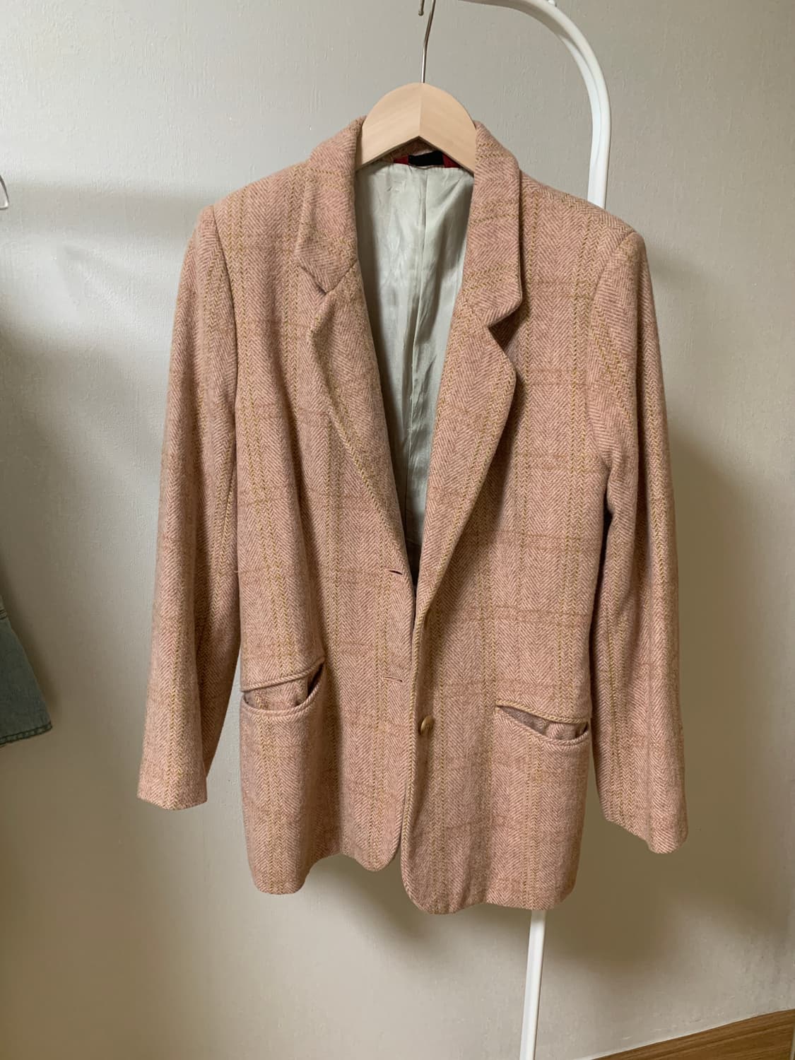 Sisley 시슬리 체크 울자켓 상품이미지1