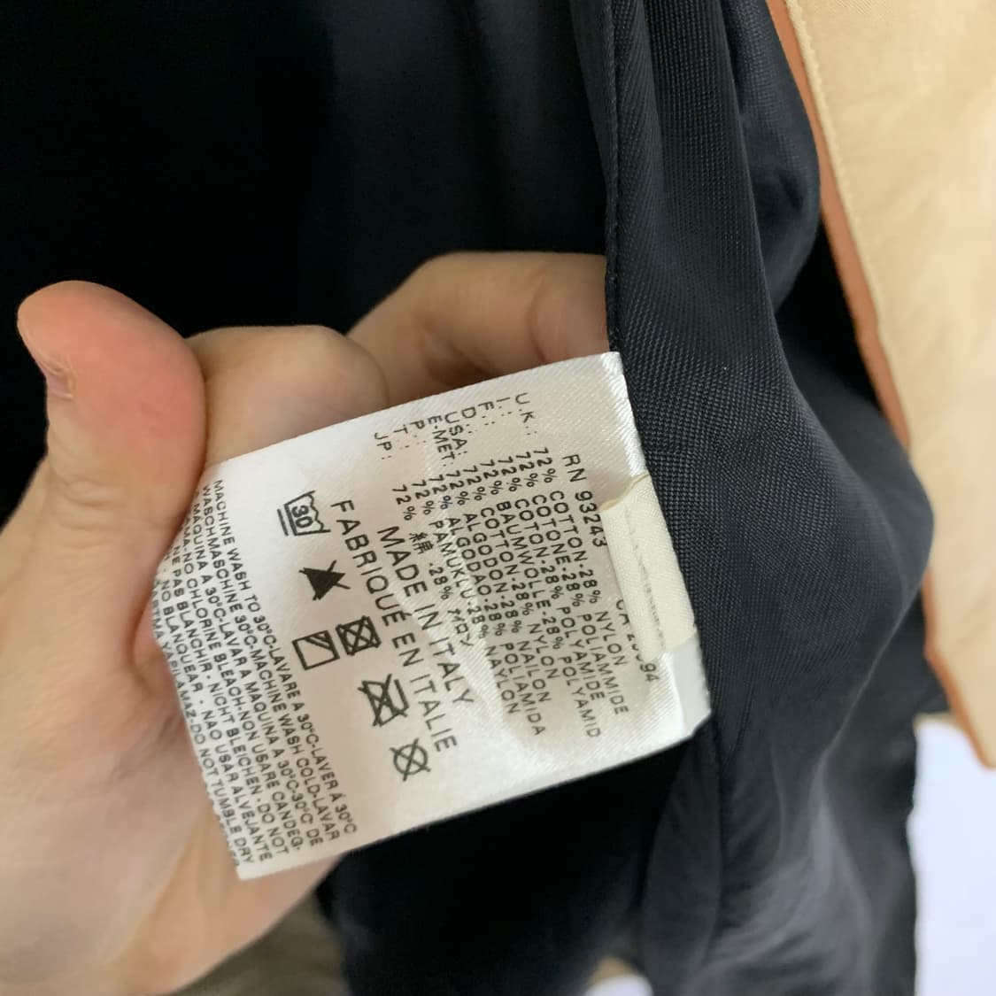 디젤 빈티지 트렌치 자켓 xs 카멜 상품이미지6