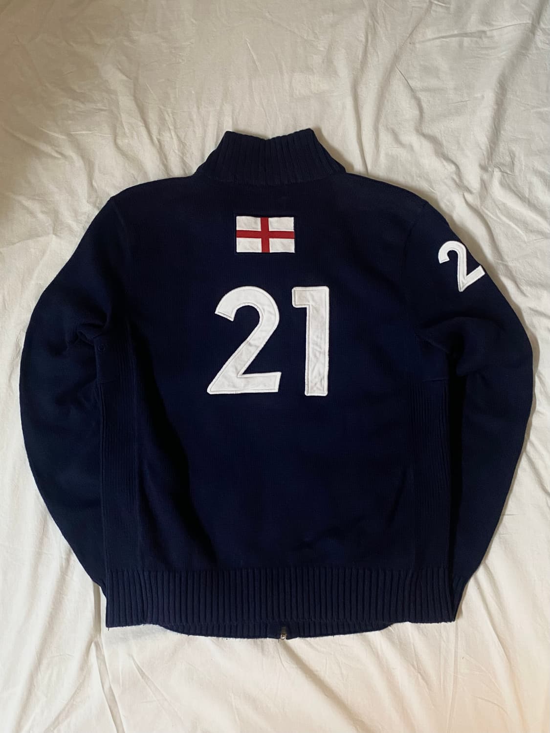 폴로 잉글랜드 빅포니 니트집업 상품이미지5