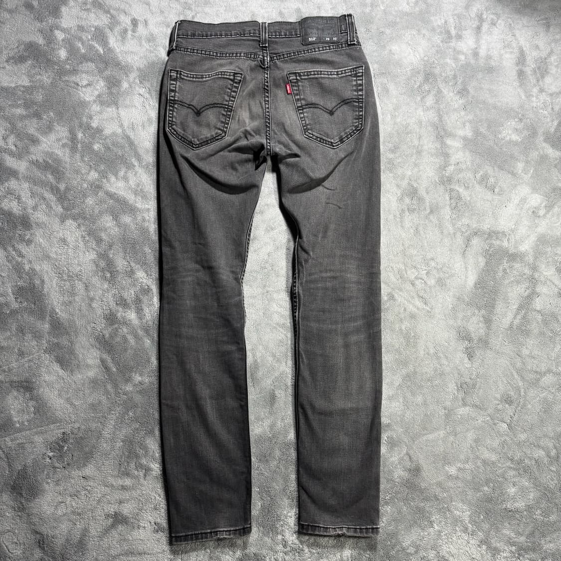 리바이스 512 블랙패치 데님 팬츠 29X32 상품이미지3