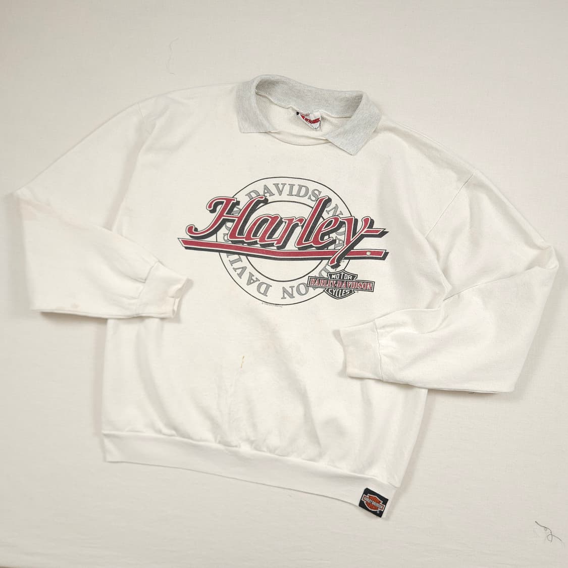 (2XL)할리 데이비슨 카라 크루넥 롱슬리브 상품이미지1
