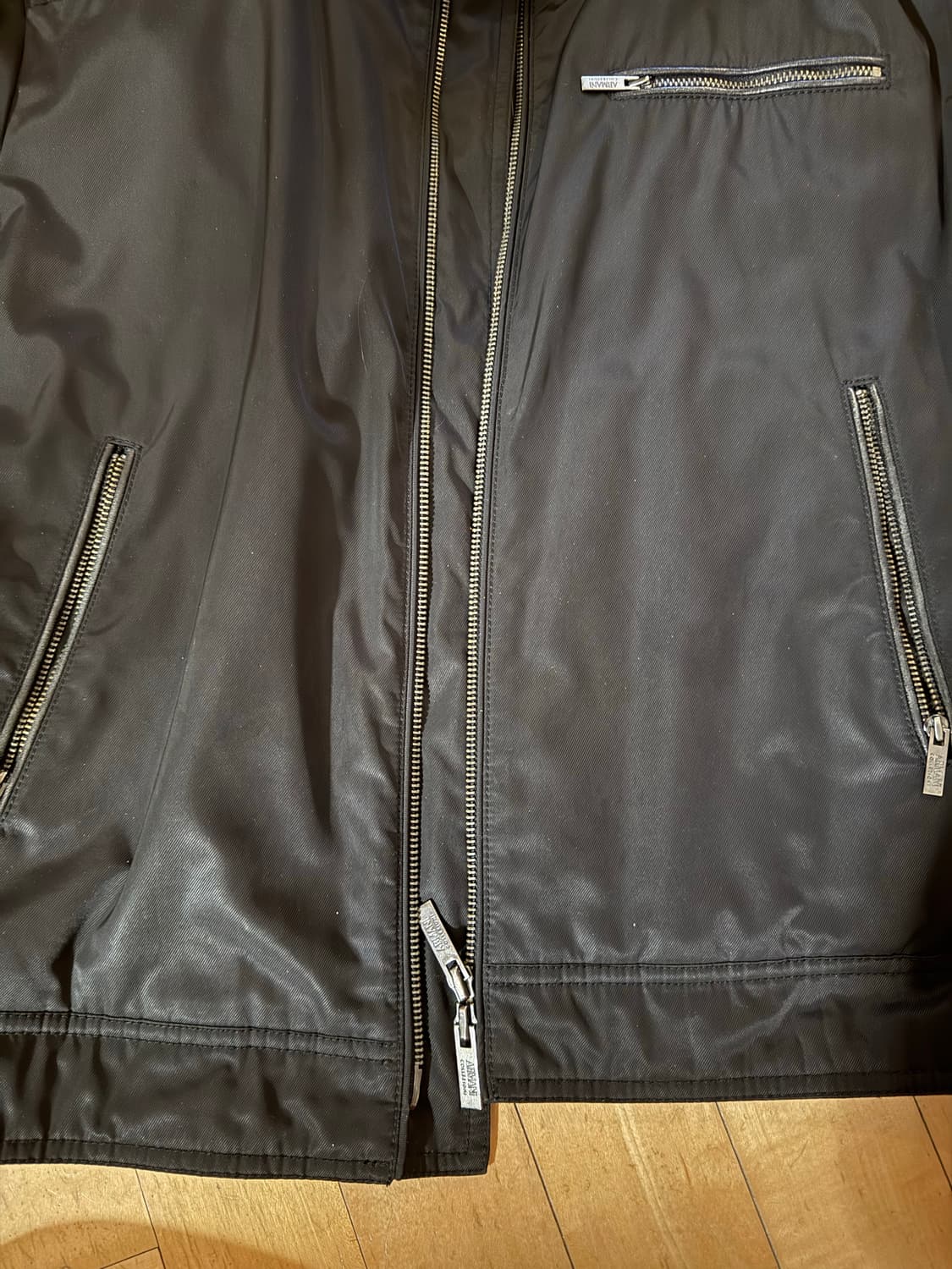 armani 아르마니 블랙 나일론 자켓 52 상품이미지5