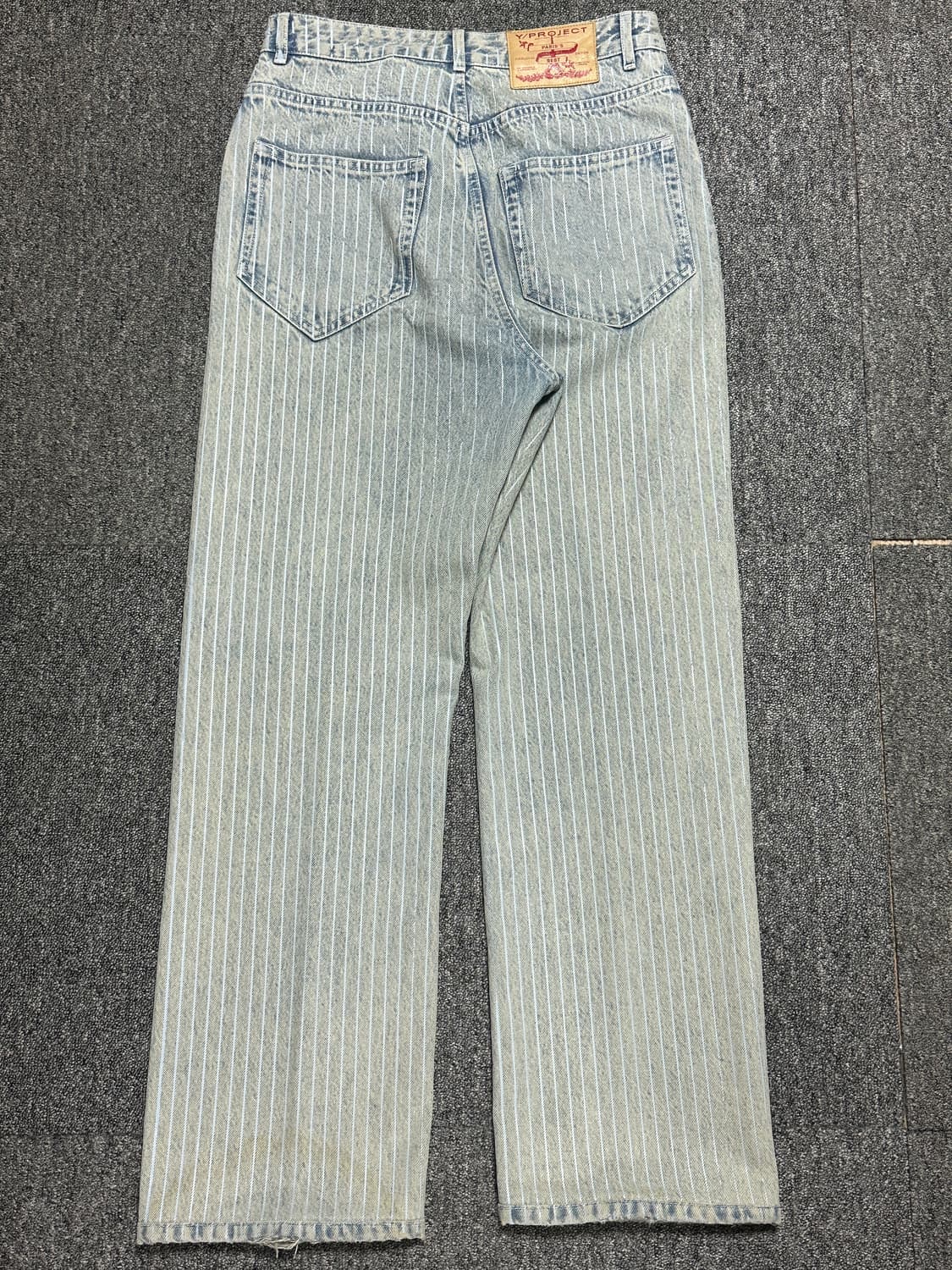 (S) 와이프로젝트 스트라이프 스네일 데님 진 팬츠 상품이미지6