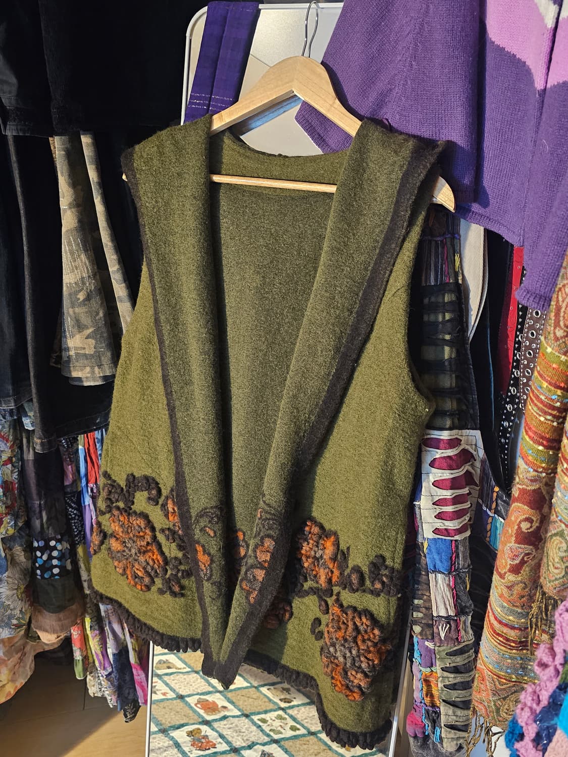 독버섯 후드 베스트 상품이미지1