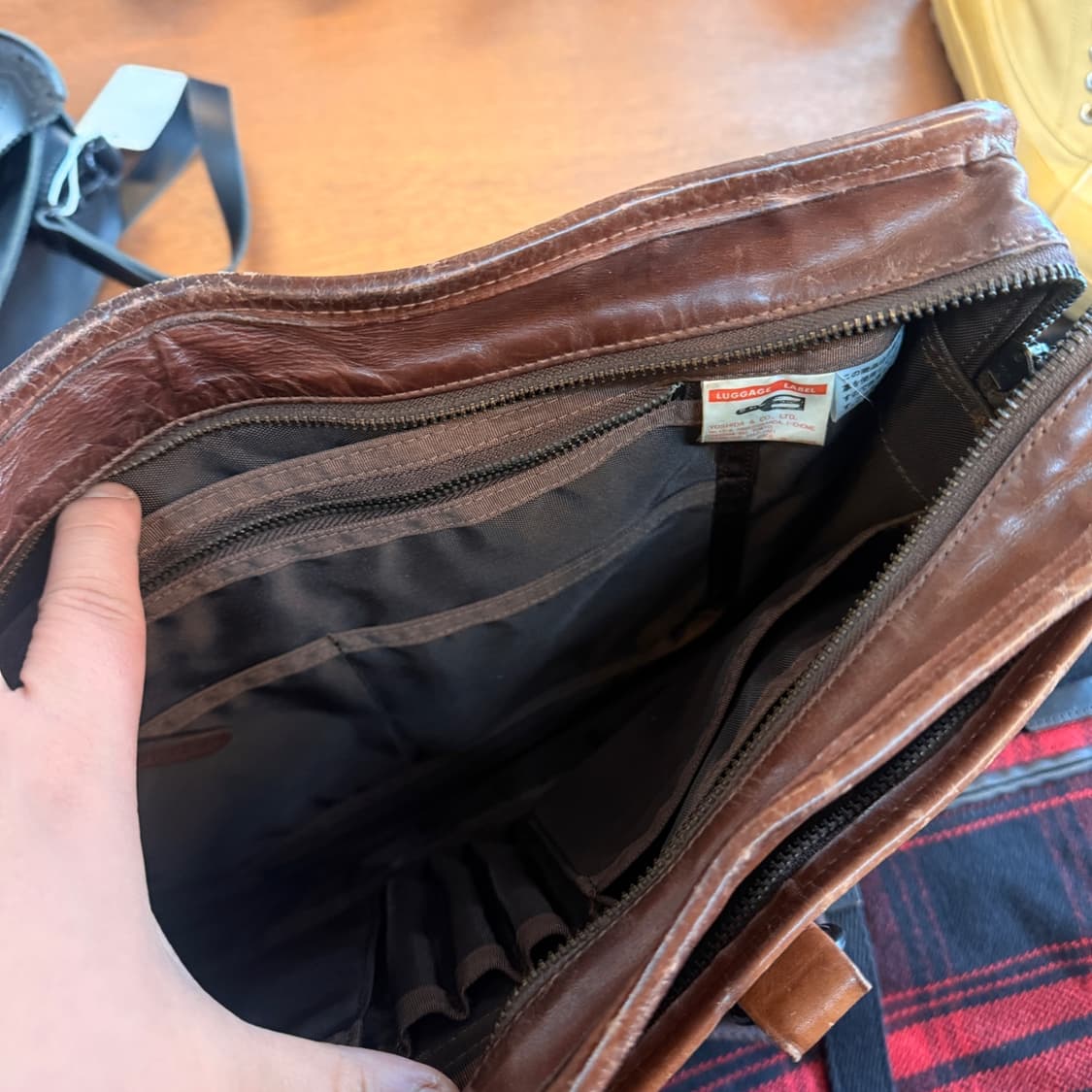 요시다 포터 러기드 레더 브리프케이스 크로스백 상품이미지9