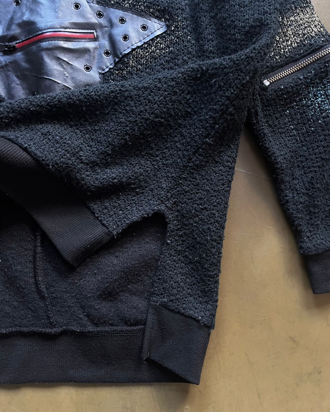 Jpn Vintage Star Patchwork V-Neck Knit 상품이미지9