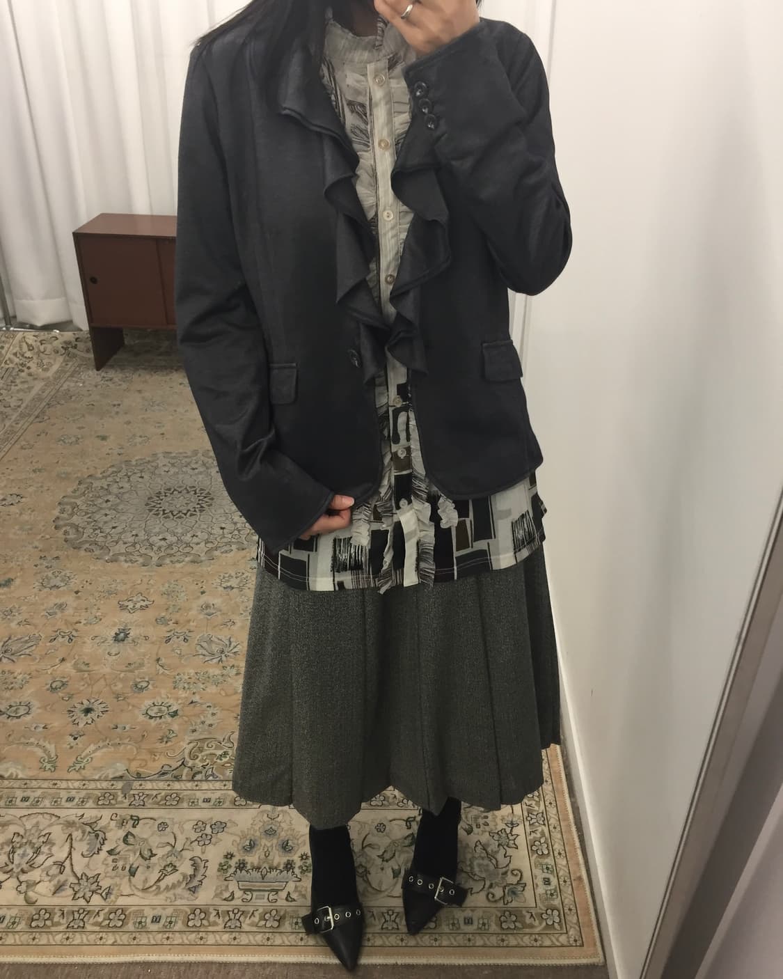 프릴 블레이저 상품이미지4