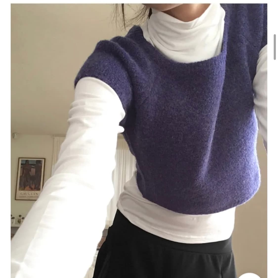 니트 레이어드 반팔 상품이미지2