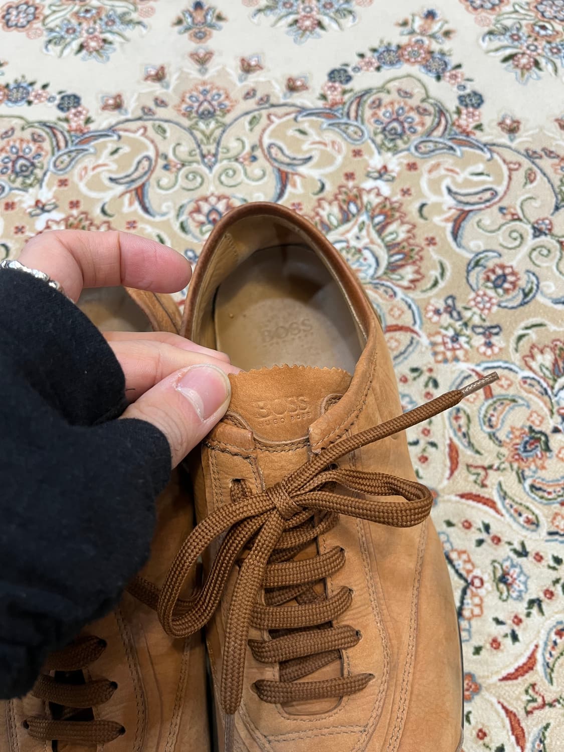 휴고보스 스웨이드 레이스업 슈즈 상품이미지3