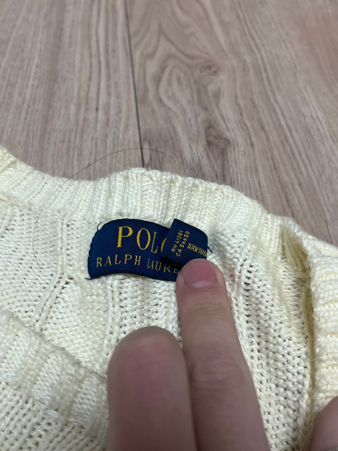 [L]폴로랄프로렌 니트 _ 아이보리 상품이미지4