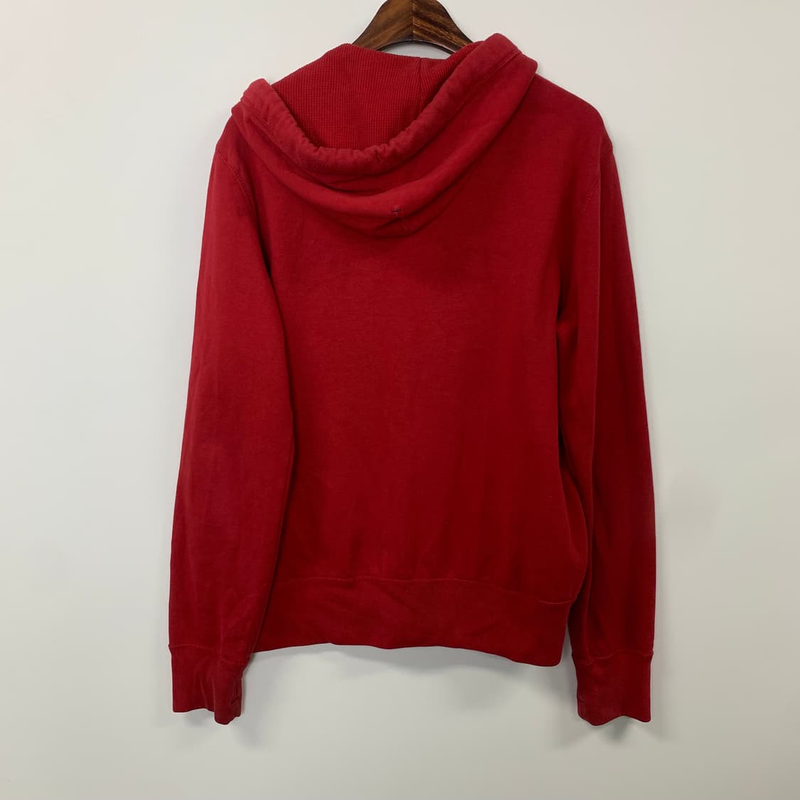 후아유 y2k 와투케 레드 후드집업 상품이미지3