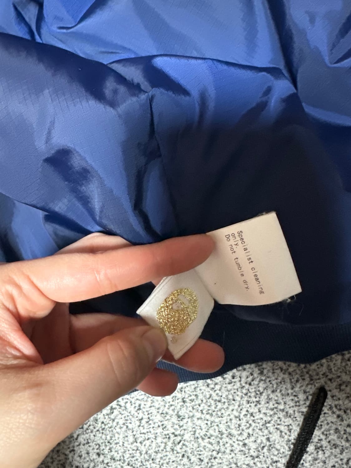 [M] 베이프 점퍼 네이비 상품이미지9