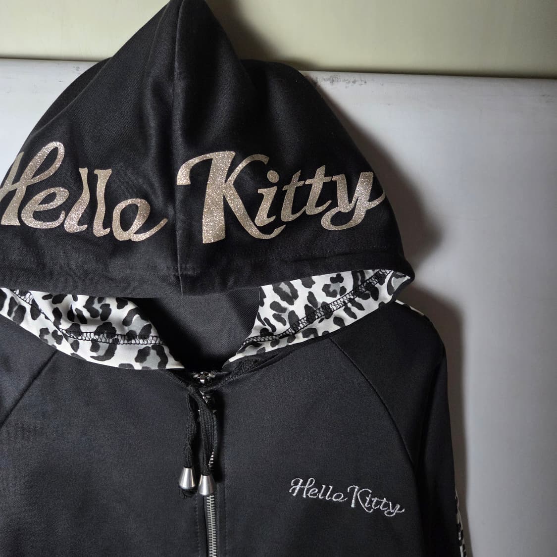 [Hello Kitty] 헬로키티 오네갸루 레오파드 후드 져지 상품이미지3