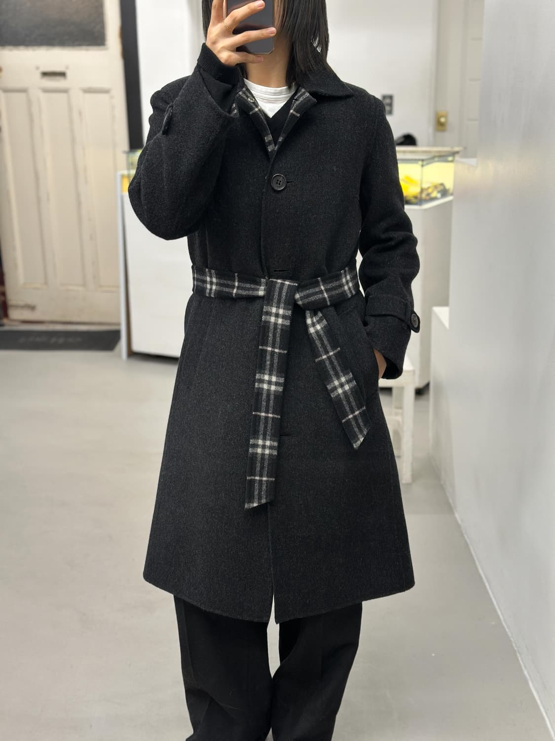 버버리 캐시미어 핸드메이드 코트 상품이미지8