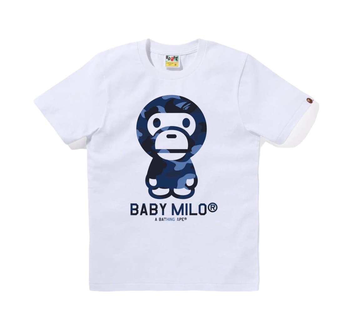 베이프 컬러 카모 베이비마일로 반팔티 반팔 s 상품이미지1