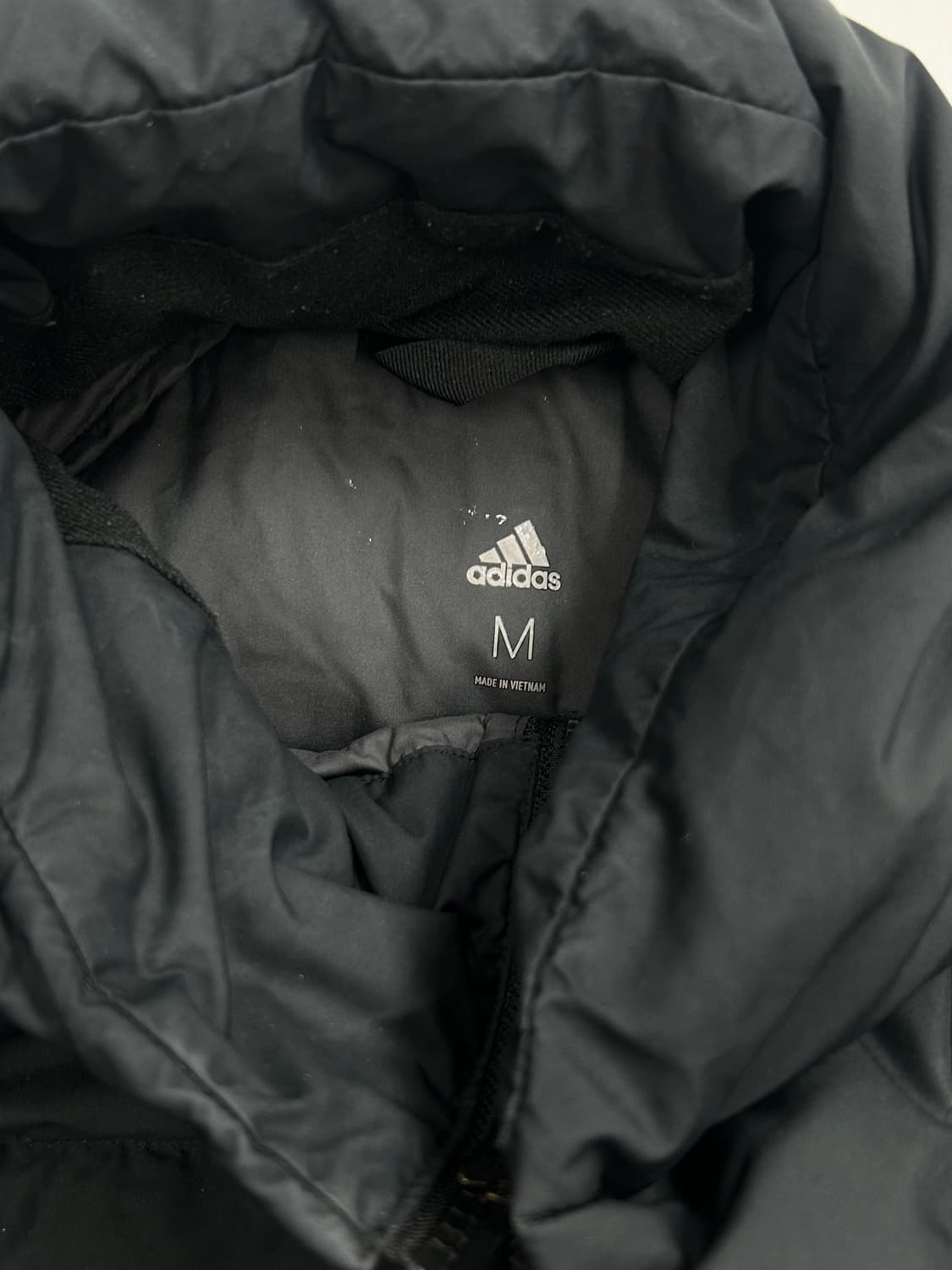 아디다스 삼선 블랙 패딩 M 상품이미지5