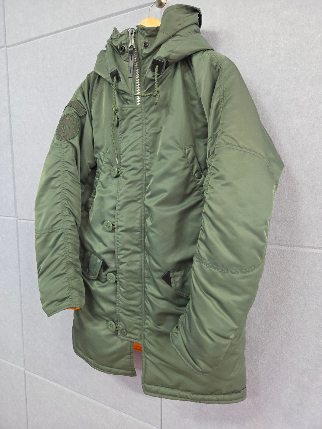 Schott N.Y.C. (쇼트) N-3B 파카 카키 상품이미지3